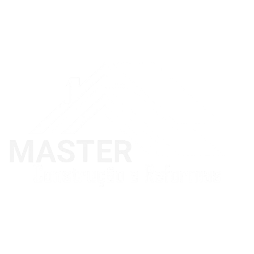 Logo Master construção e reformas brancas